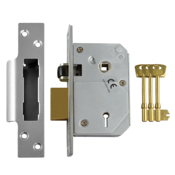 UNION 3K74E 5 LEVER BRITISH STANDARD RATED MORTICE SASHLOCK